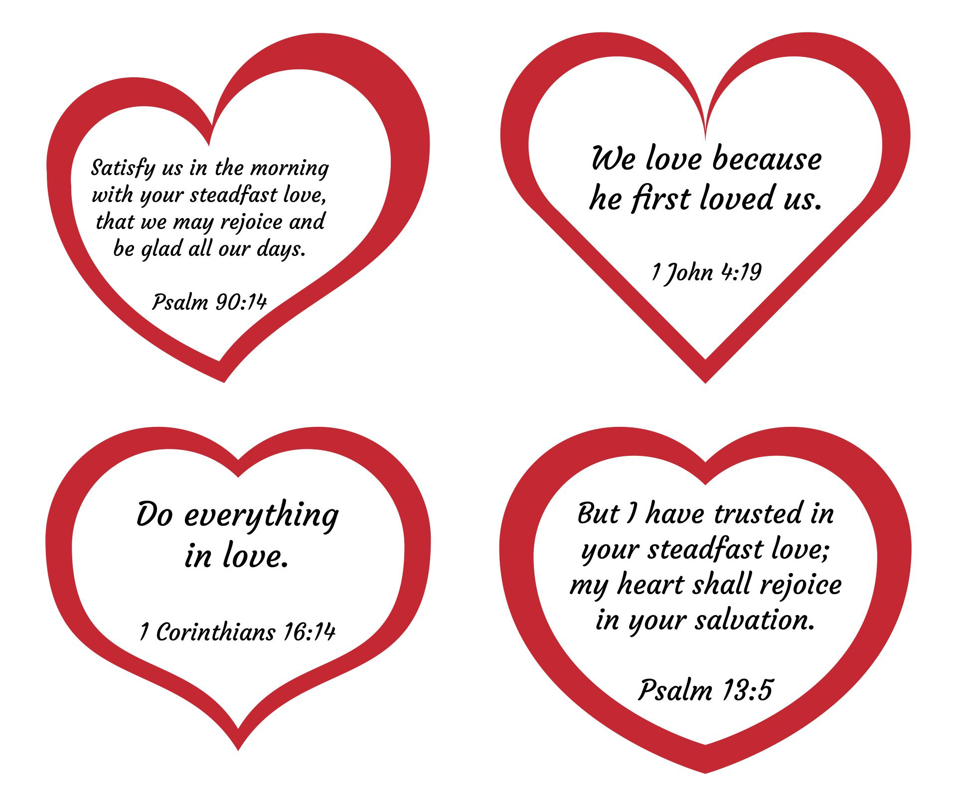 Free Printable Scripture Valentines - Printable Party Favors with regard to Scripture Valentines Free Printable