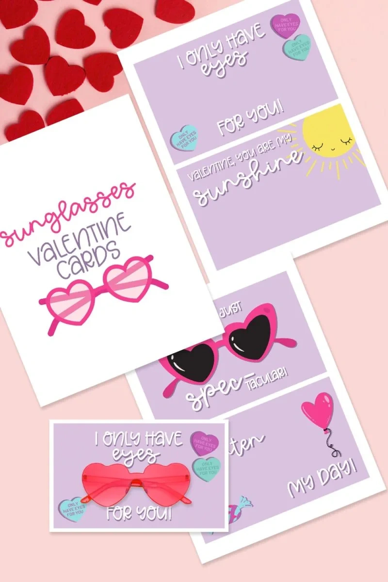 Free Printable Sunglasses Valentine Cards throughout Sunglasses Valentine Free Printable