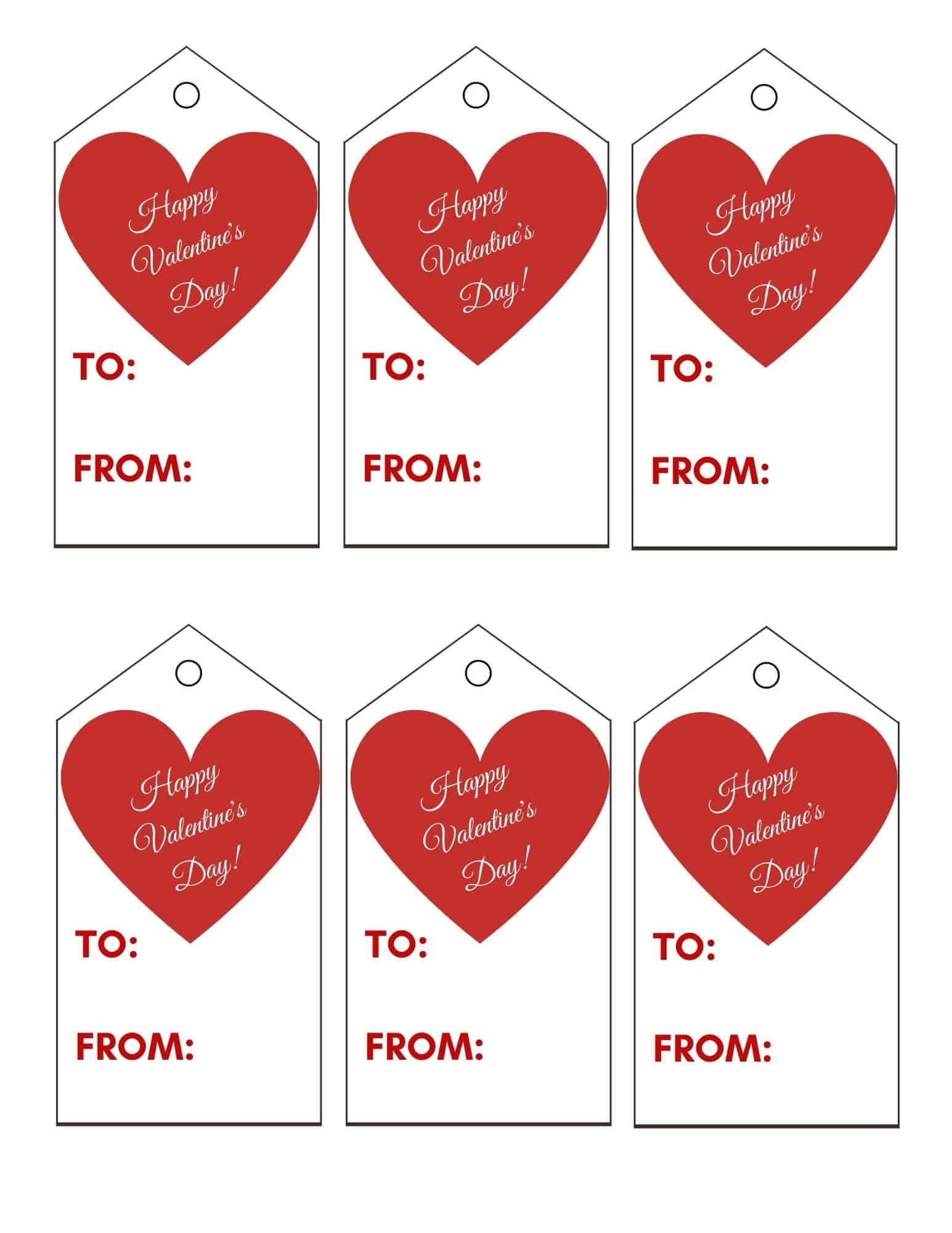 Free Printable Valentine Tags - Add A Little Adventure in Free Printable Valentine Gift Tag