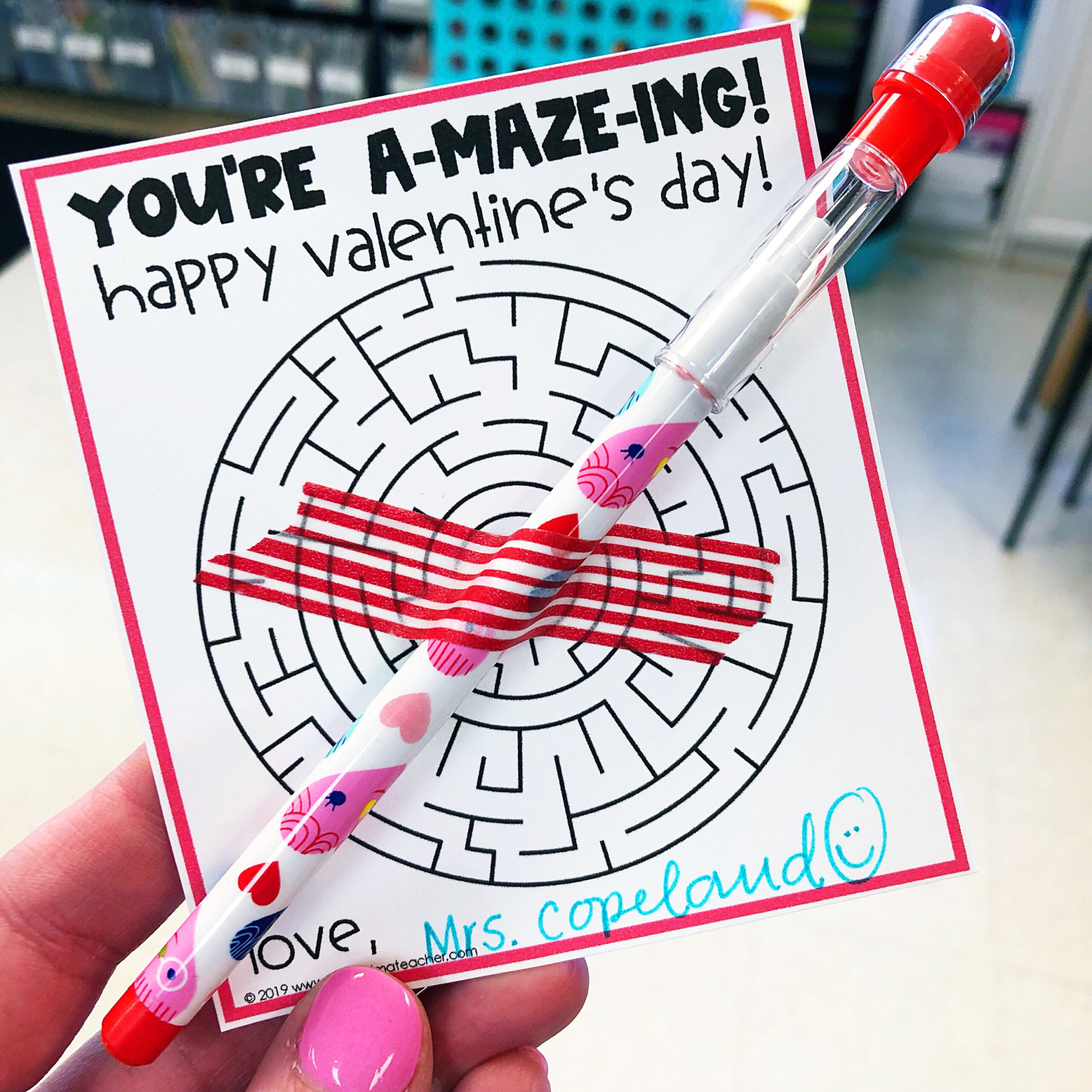 Free Printable Valentine | True Life I'M A Teacher pertaining to Free Printable Valentines From Teacher To Students