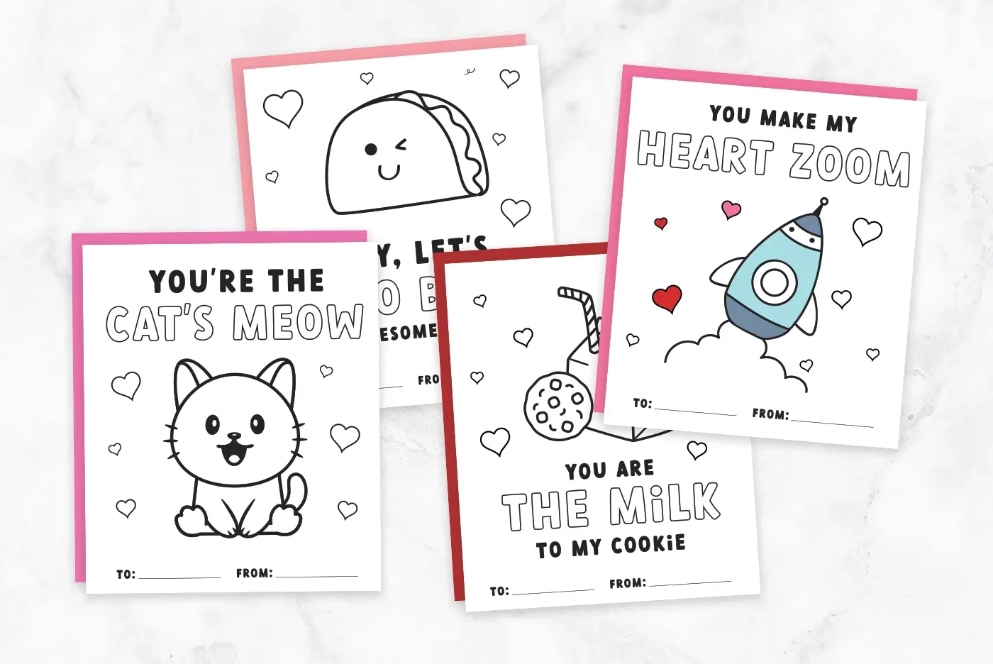 Free Printable Valentines Cards To Color - Favorite Printables throughout Printable Valentines Cards Kids
