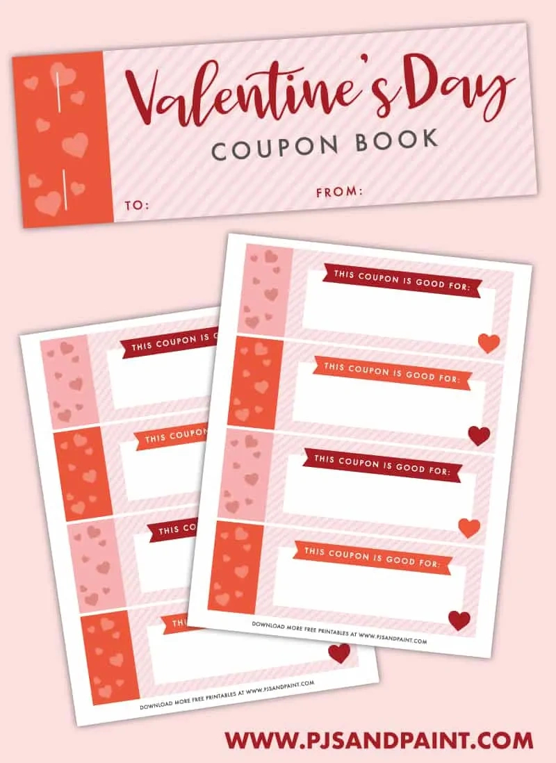 Free Printable Valentine&amp;#039;S Day Coupon Book - Last Minute Gift Idea in Printable Valentines Day Coupons