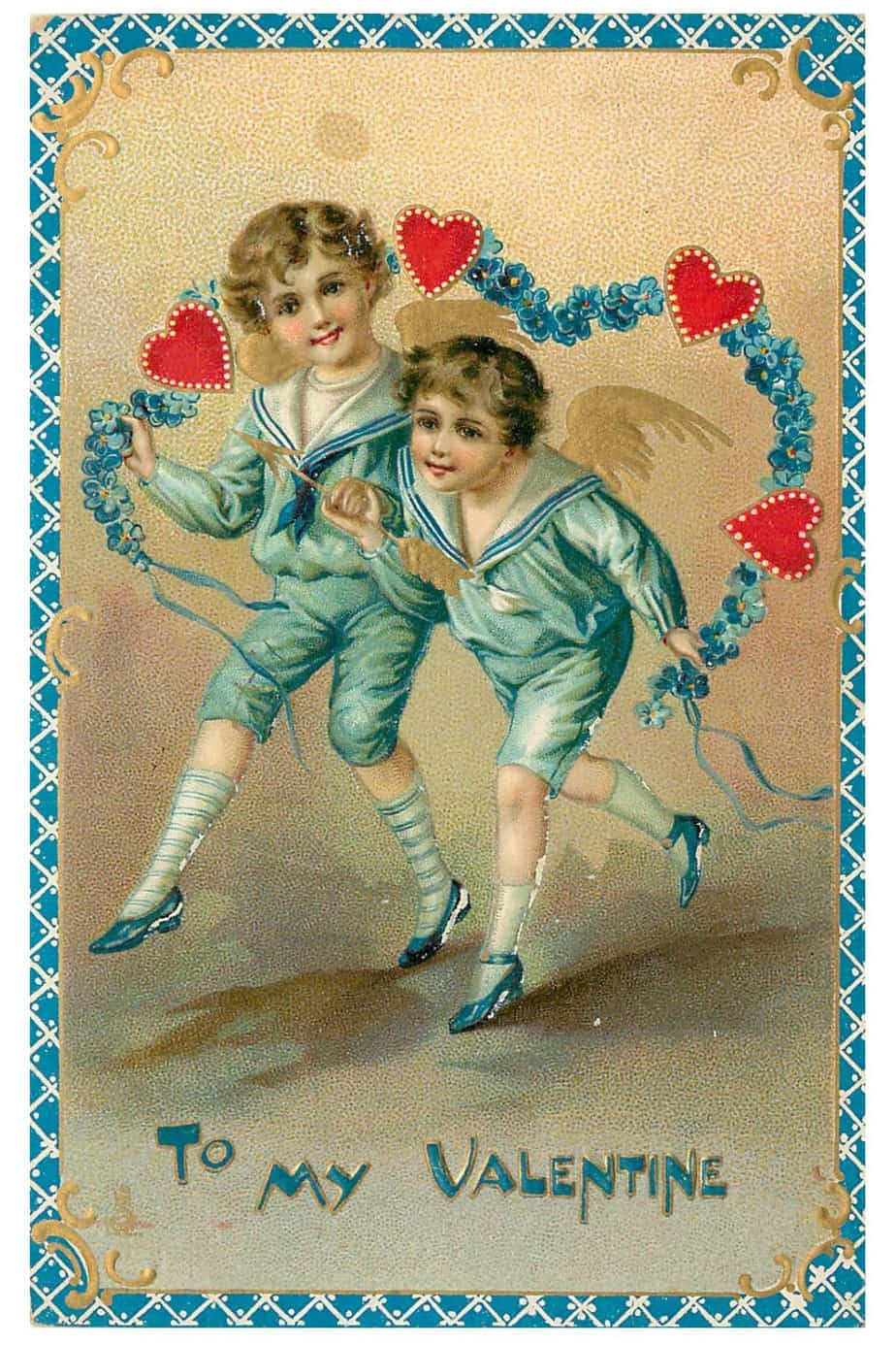 Free Printable Vintage Valentines - Salt In My Coffee regarding Free Printable Vintage Valentine Images