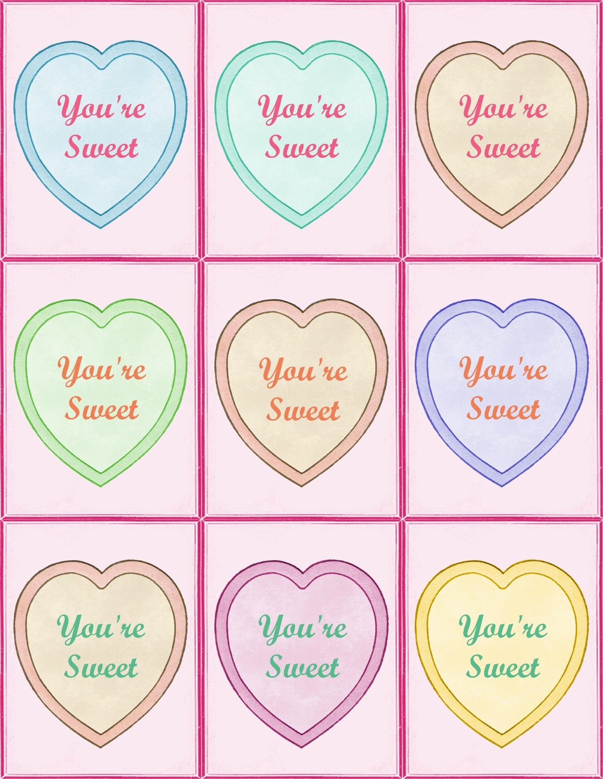 Free Valentine Printables Pdf For Kids Valentines Quotes Vector within Printable Valentine Messages