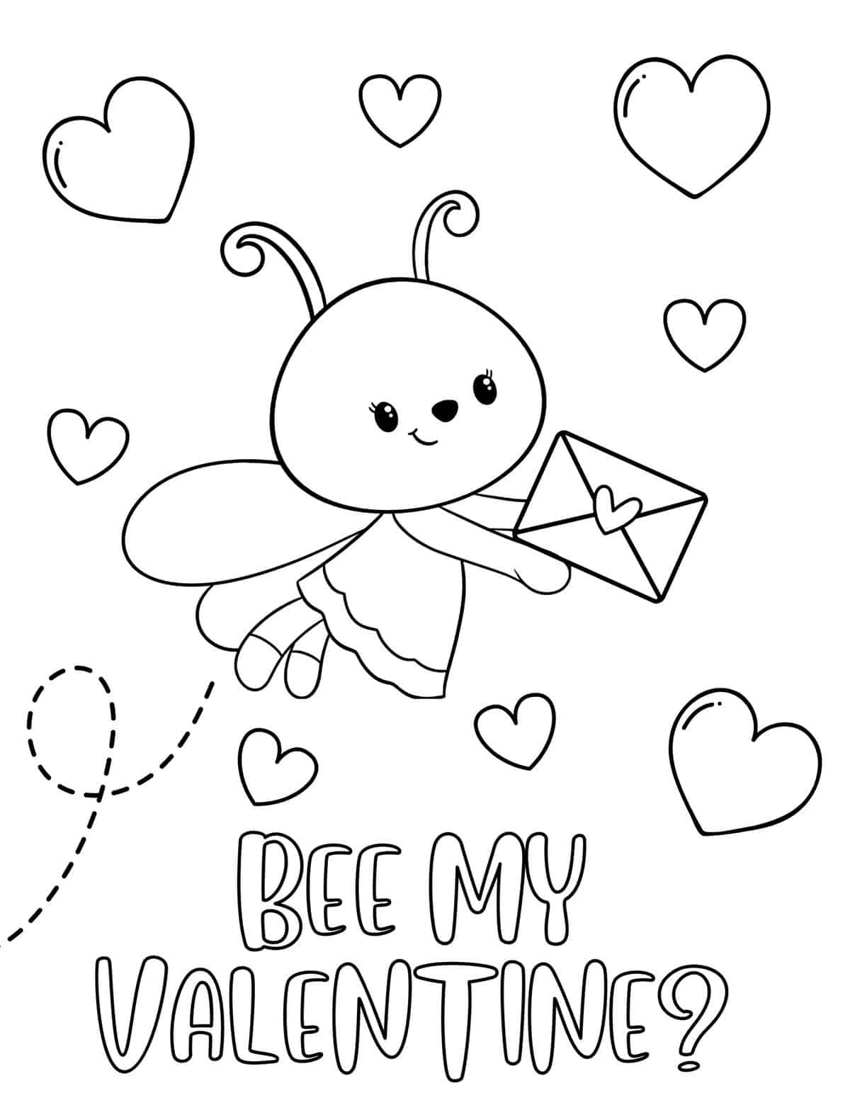 Happy Valentine'S Day Coloring Pages For Kids Valentine'S Day with Printable Preschool Valentines Coloring Pages