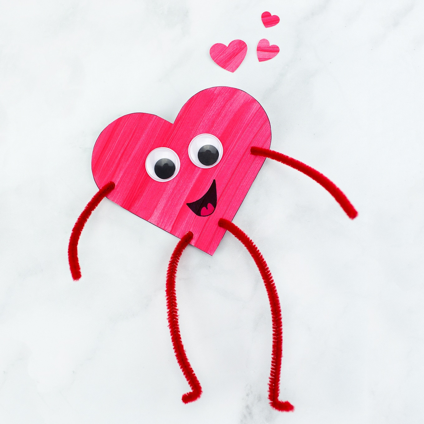 Heart Buddies Easy Valentine'S Day Craft For Kids with Valentine Crafts For Toddlers Printable