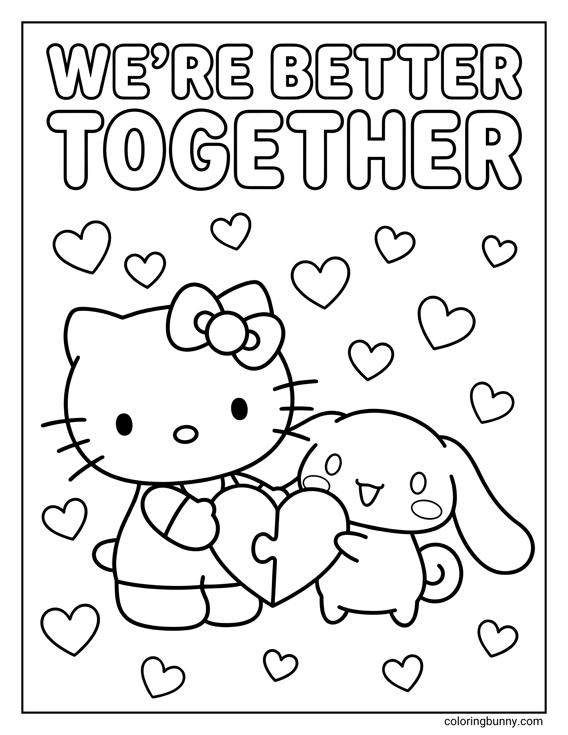 Hello Kitty Valentine&amp;#039;S Day Coloring Pages (30 Free Printable Pdfs) regarding Hello Kitty Valentines Coloring Pages Printable