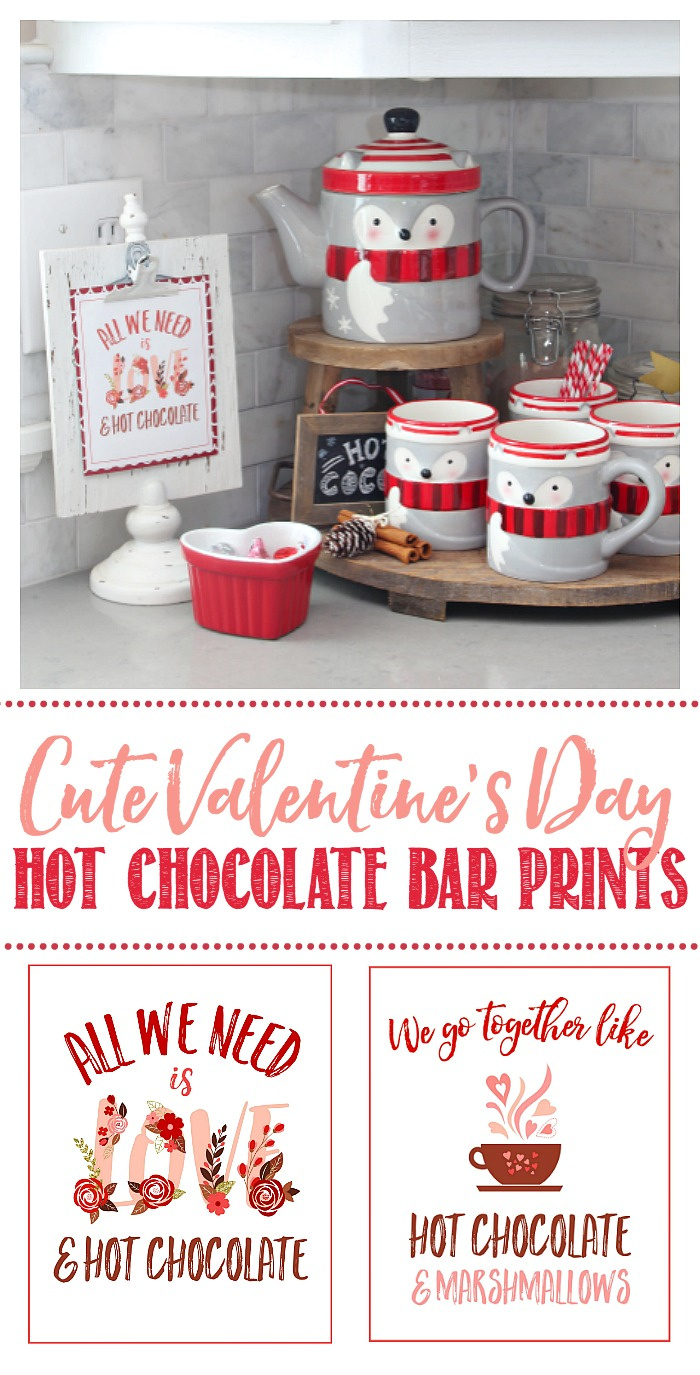 Hot Chocolate Recipes And Valentine'S Day Hot Chocolate Bar pertaining to Printable Hot Chocolate Valentine