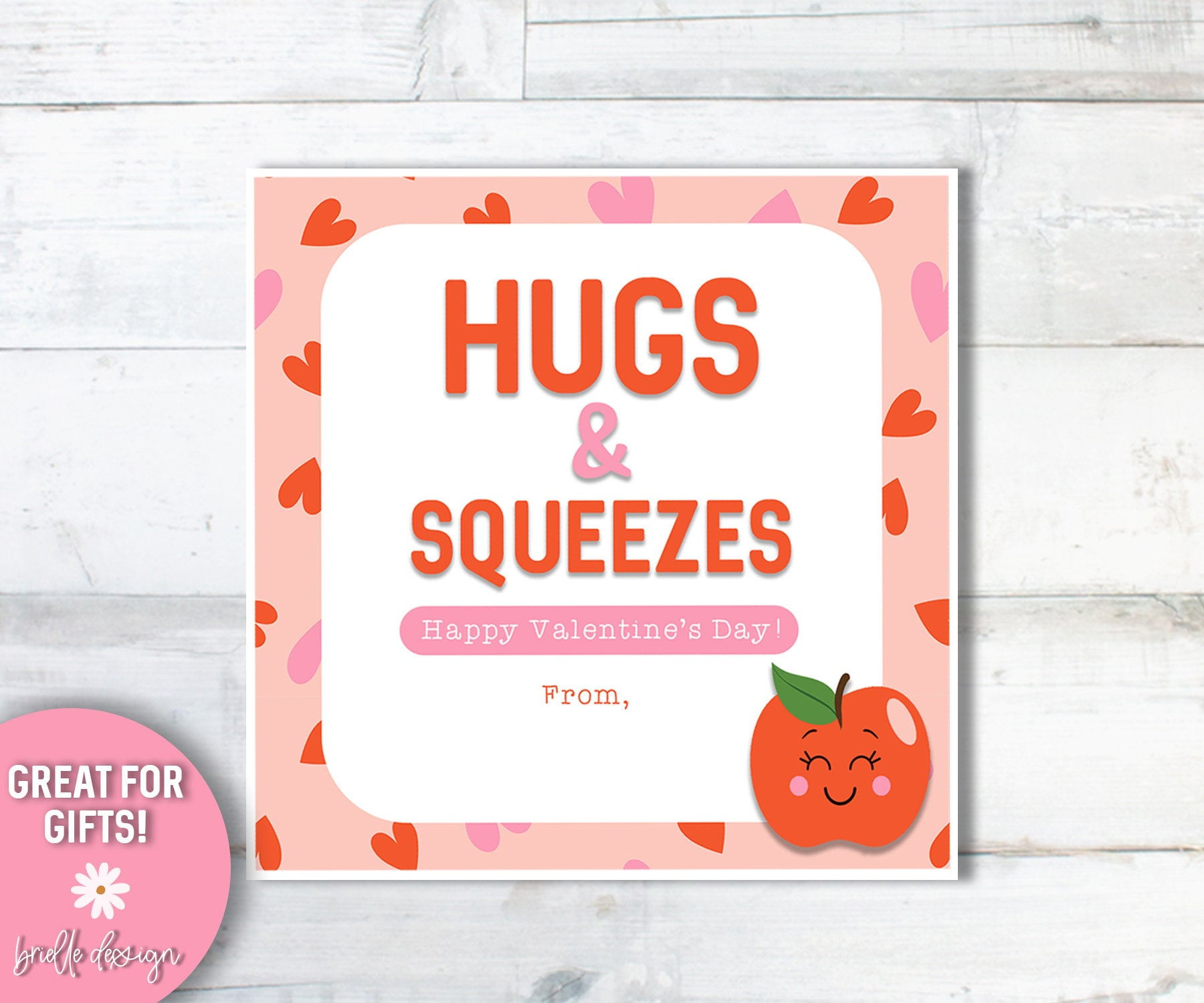 Hugs And Squeezes, Valentine Printable, Valentines Tag, Class pertaining to Hugs And Squeezes Valentine Printable Free