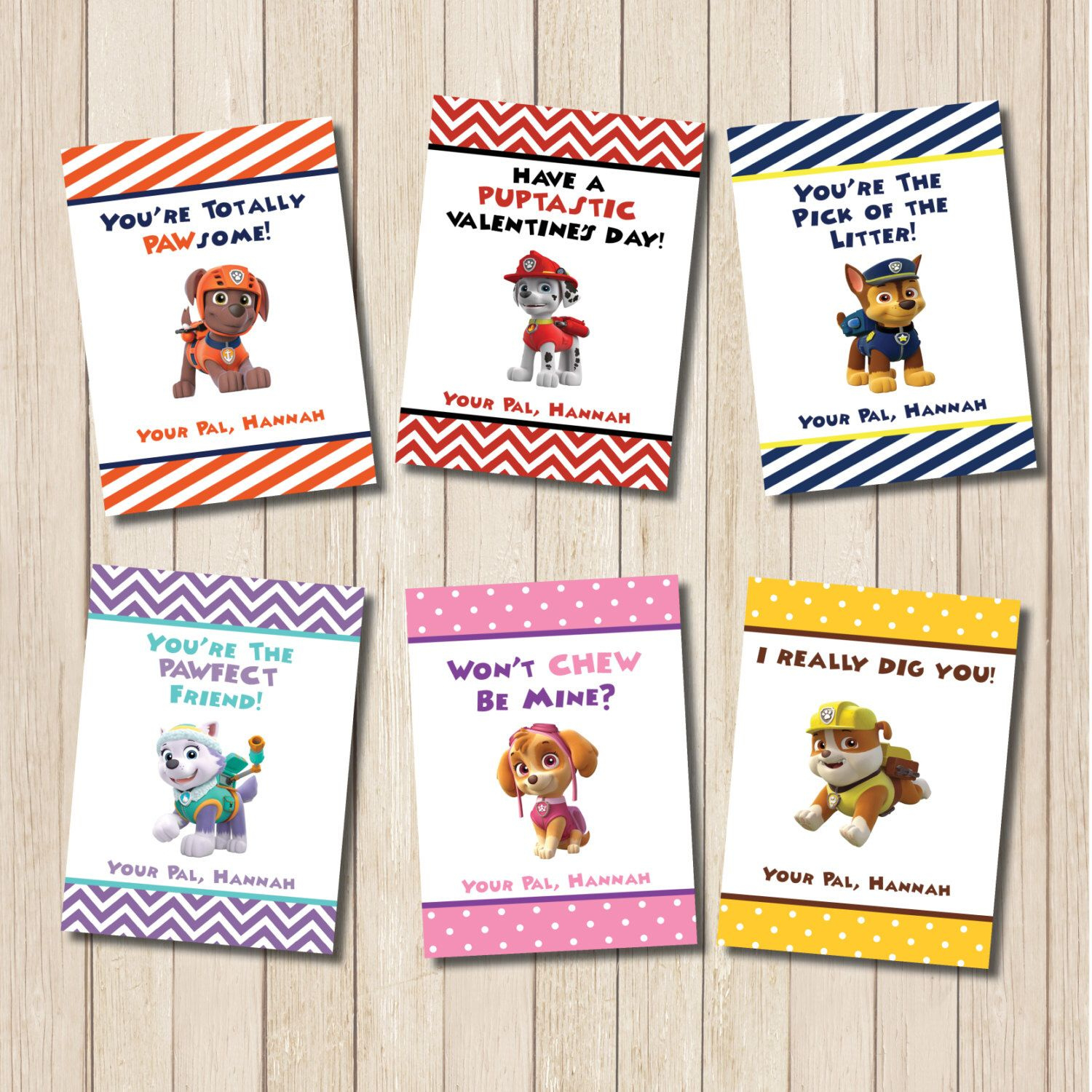Kids Valentines Cards Paw Patrol Free Printable Printable for Paw Patrol Printable Valentines