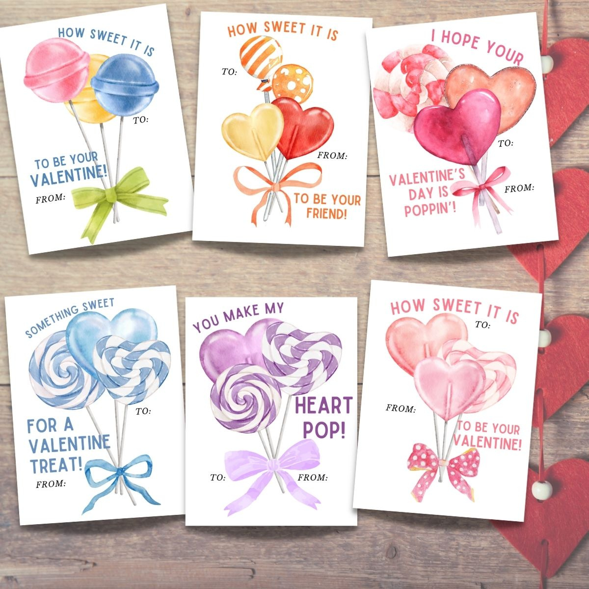 Lollipop Valentine Printable - The Fifth Sparrow No More throughout Dum Dum Valentine Printable