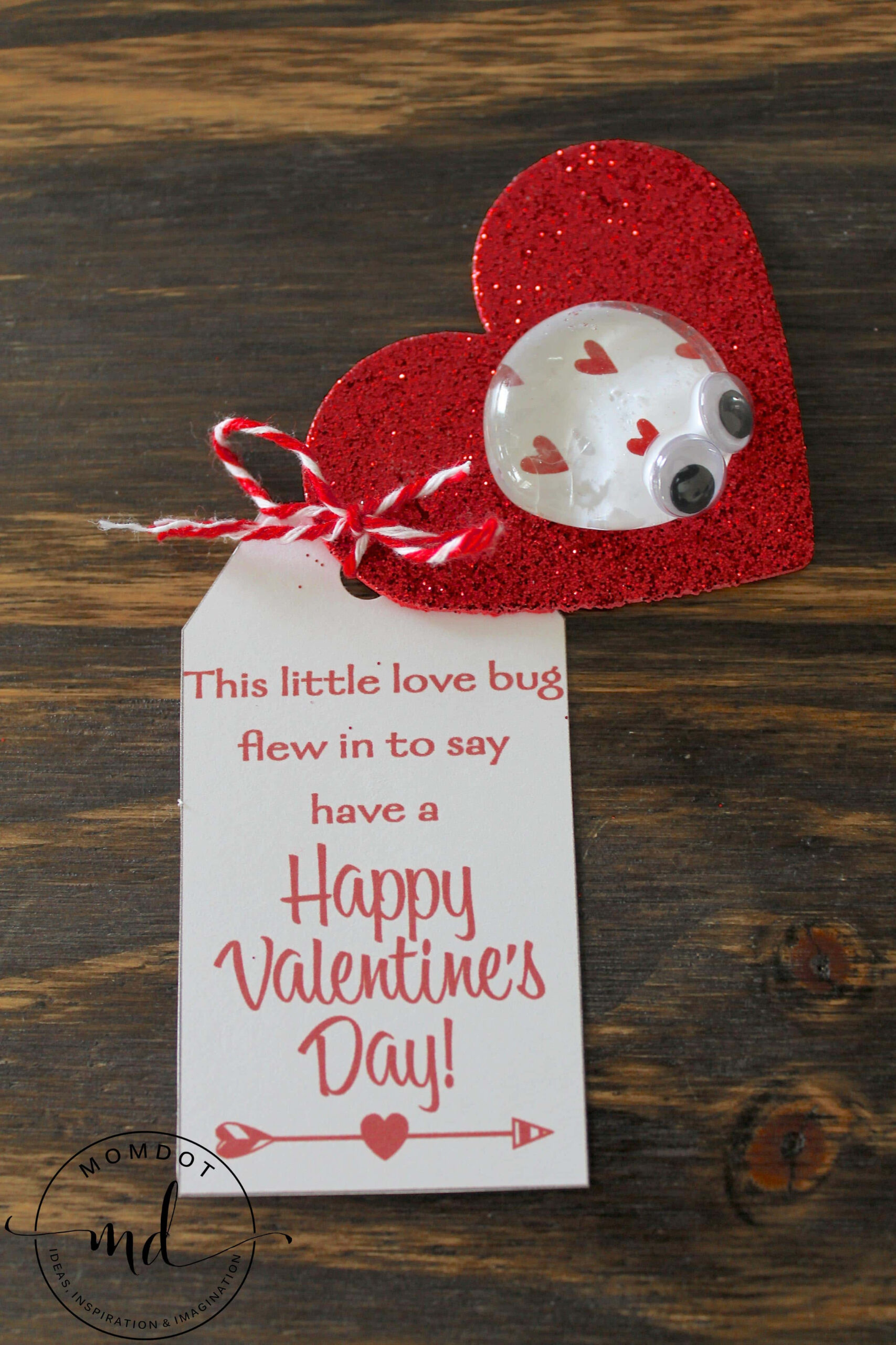 Lovebug: Free Printable Valentine - Momdot Momdot pertaining to Love Bug Valentine Printable