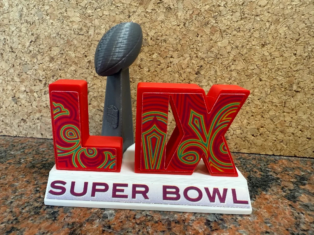 Nfl Superbowl 59 3D Logojupera | Download Free Stl Model in Printable Super Bowl 59 Logo