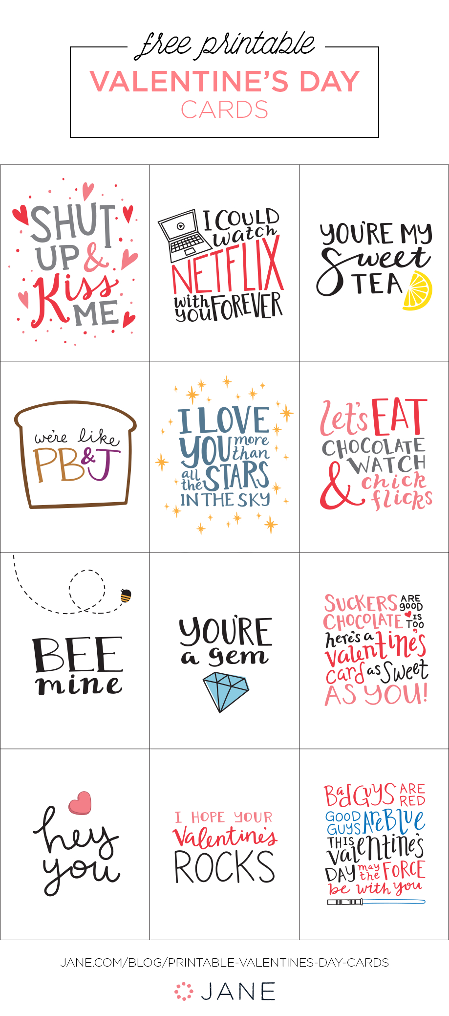 Online Free Valentne'S Day Prntable Greetng Cards Free Printable within Printable Valentine Quotes
