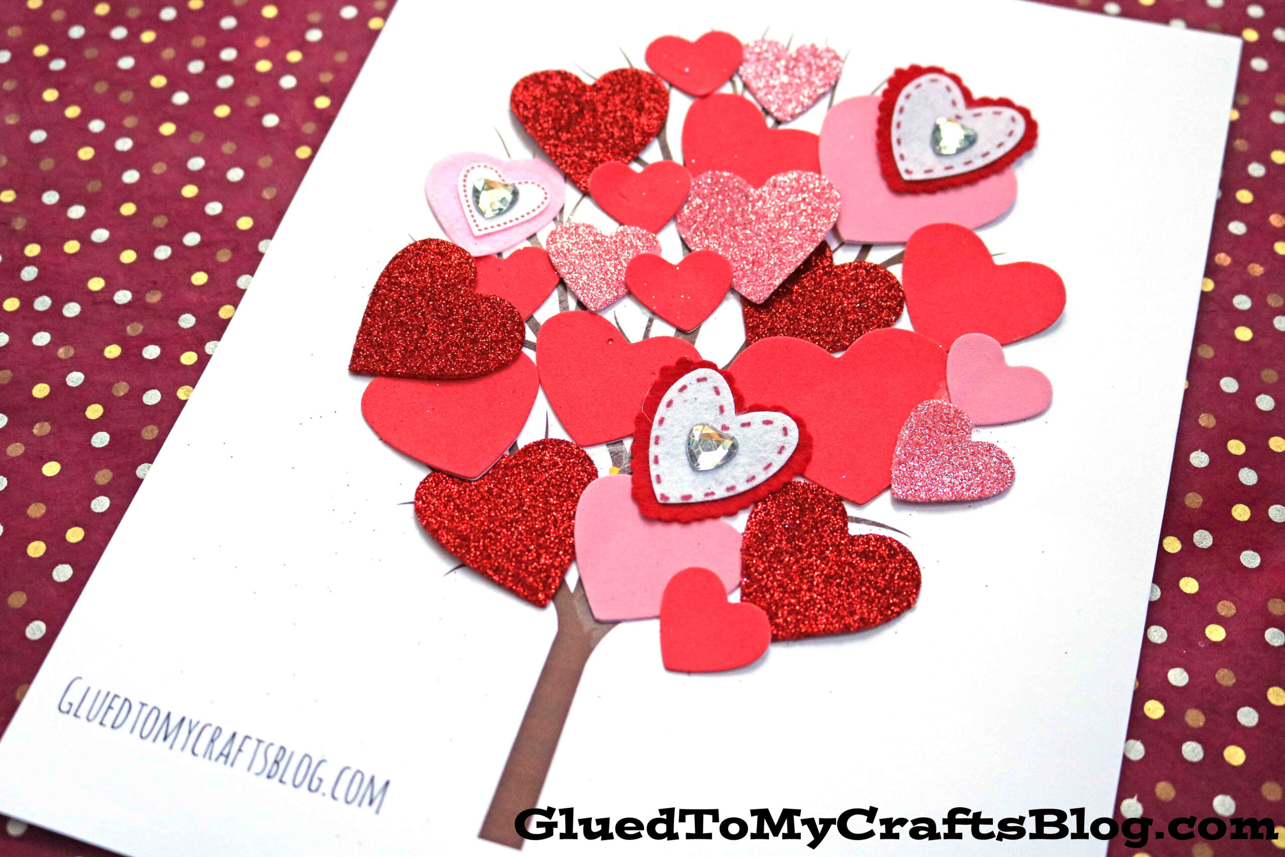 Paper Heart Love Tree Craft For Valentine'S Day with regard to Free Printable Valentine Crafts For Kids