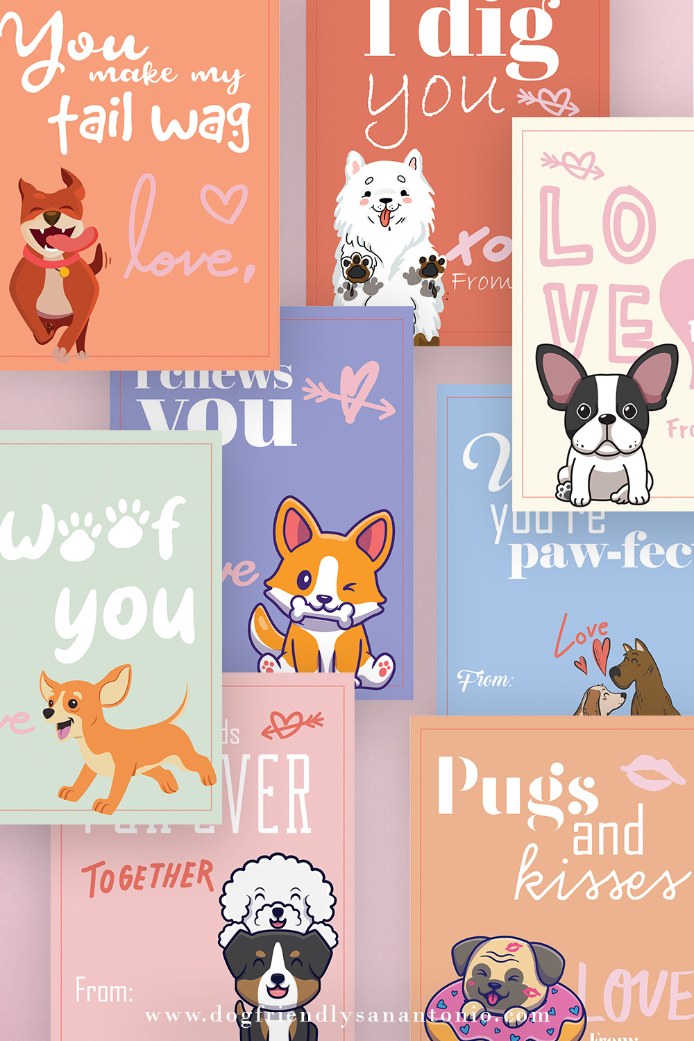 Printable Dog Valentine'S Day Cards - The Dog Guide San Antonio pertaining to Free Printable Dog Valentine Cards