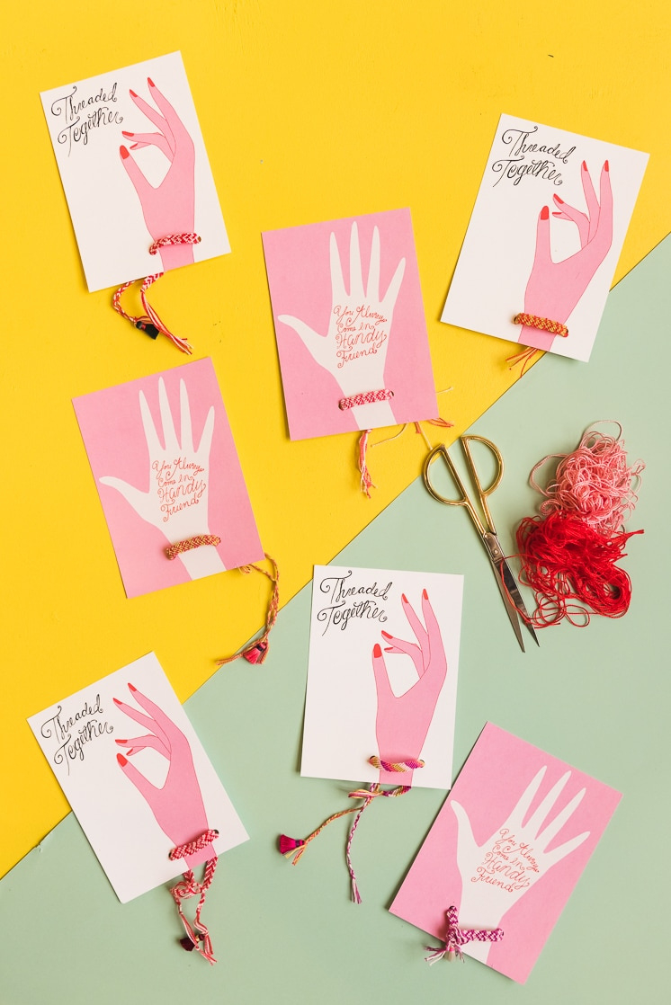 Printable Friendship Bracelet Valentine - The House That Lars Built inside Friendship Bracelet Valentine Printable