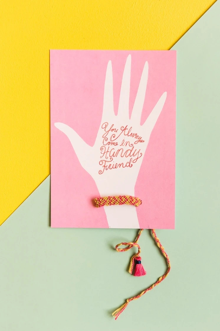 Printable Friendship Bracelet Valentine - The House That Lars Built pertaining to Friendship Bracelet Valentine Printable