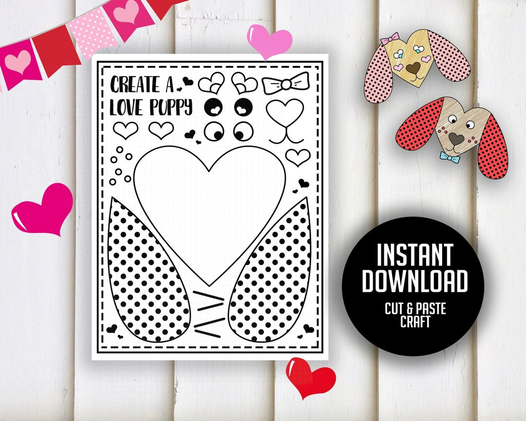 Printable Preschool Valentine Crafts Printable Valentine Preschool in Valentine Craft For Preschoolers Printable