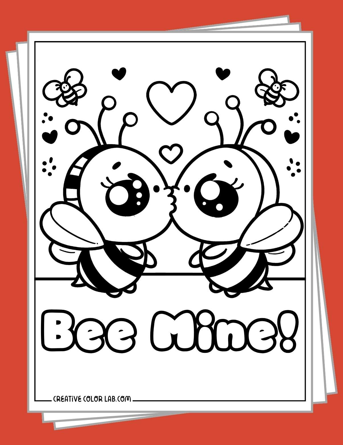 Printable Valentine Coloring Pages In Pdf Format throughout Free Printable Valentine Coloring Pages