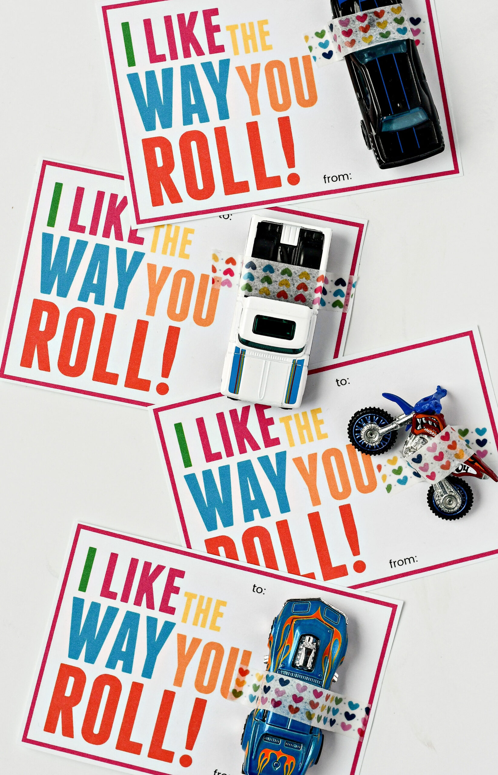 Printable Valentines Cards For Kids- I Like The Way You Roll with regard to I Like The Way You Roll Valentine Printable