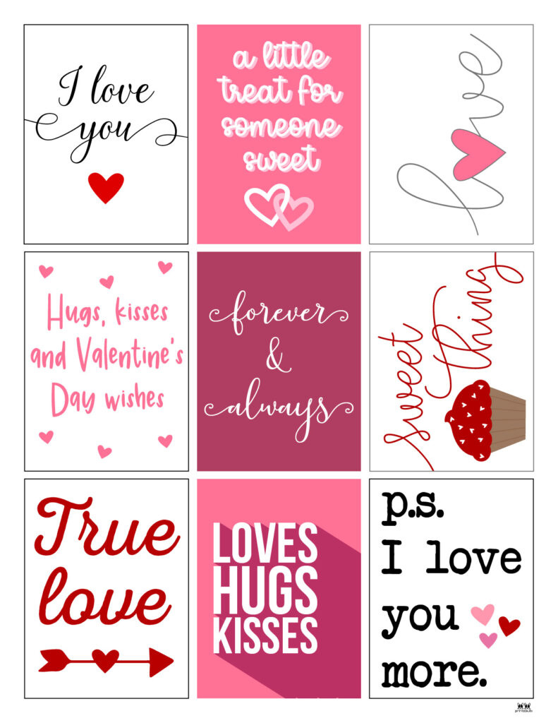 Printable Valentine'S Day Cards - 250+ Free Printables | Printabulls for Printable Valentine Cards For Singles