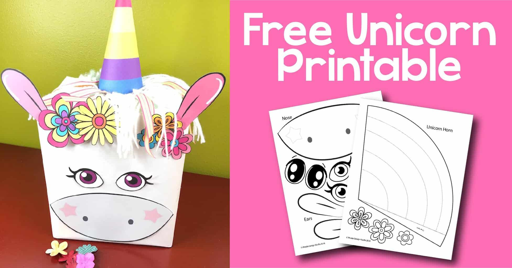 Quick Whimsical Unicorn Valentines Box For Students And Teachers intended for Unicorn Valentine Box Printable