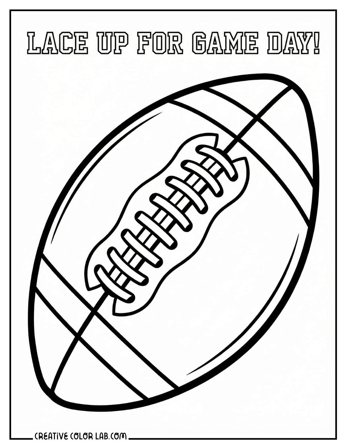 Super Bowl Coloring Pages | Free Football Printables in Free Printable Super Bowl Coloring Pages 2026