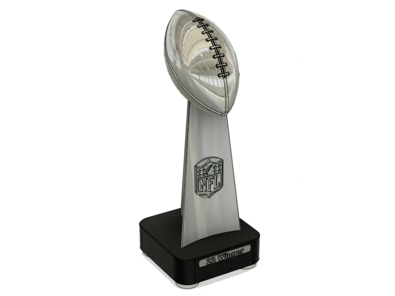 Super Bowl Lombardi Trophyednation | Download Free Stl Model with regard to Super Bowl Trophy Printable
