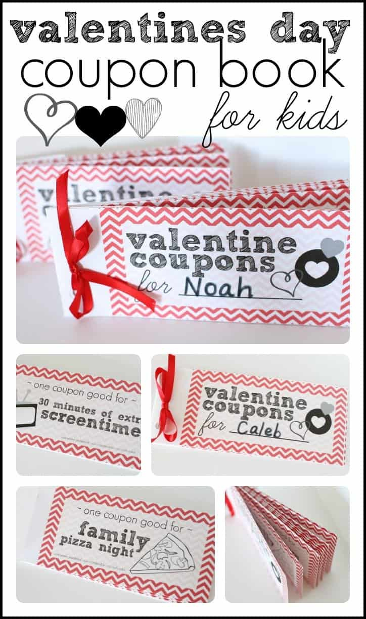 Valentine Coupons For Kids - I Can Teach My Child! intended for Printable Valentine Books For Kids