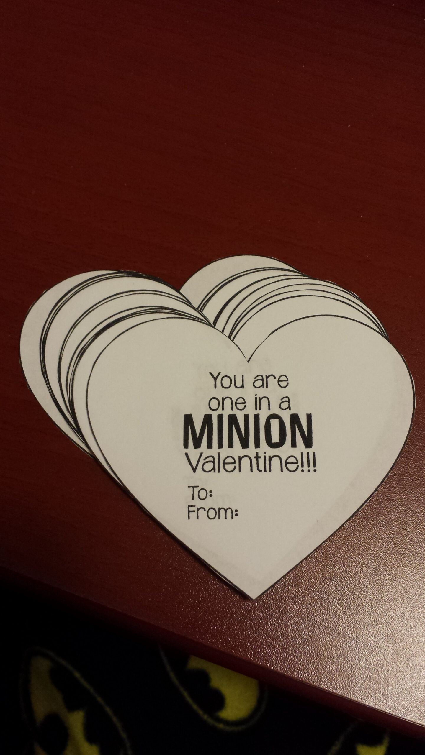 Valentine: Diy One In A Minion | Making It Count! throughout Valentine Your One in a Minion Printable