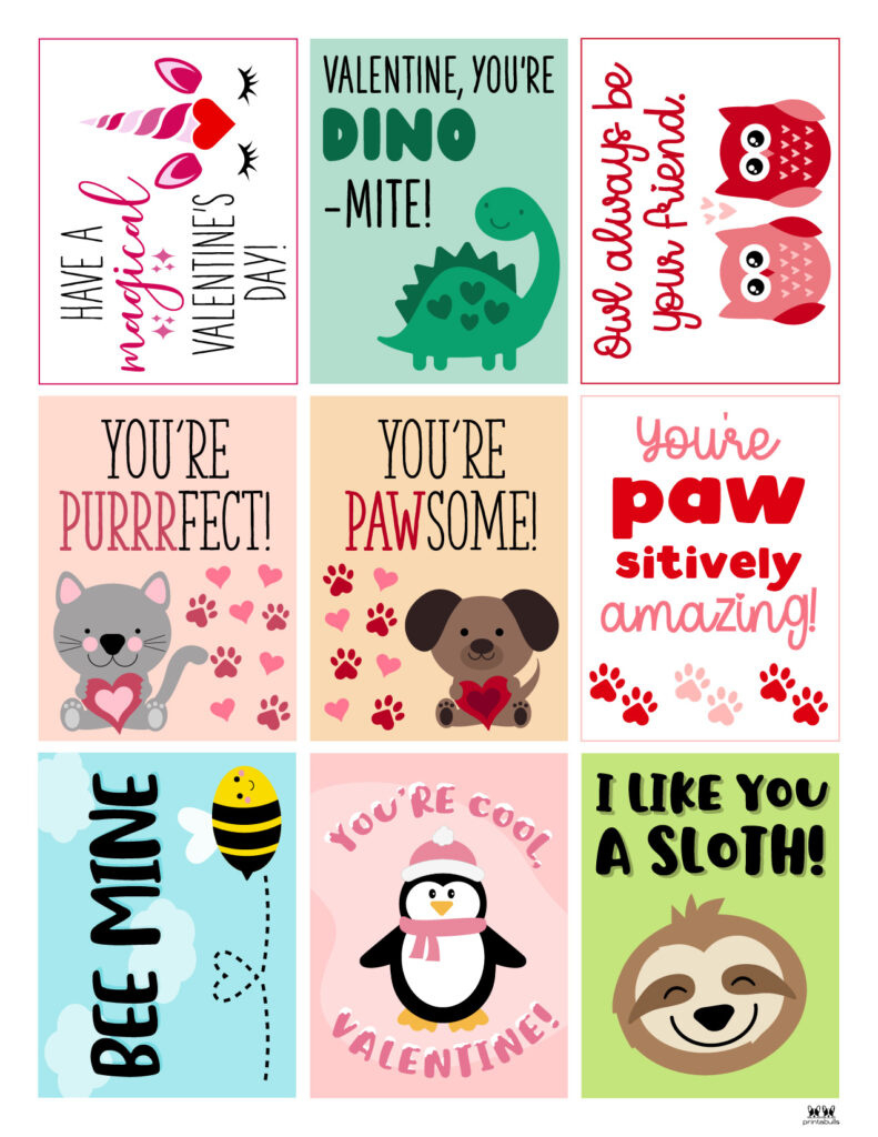 Valentines Cards 15 Free Valentine&amp;#039;S Day Printable Cards To Send pertaining to Printable Valentine