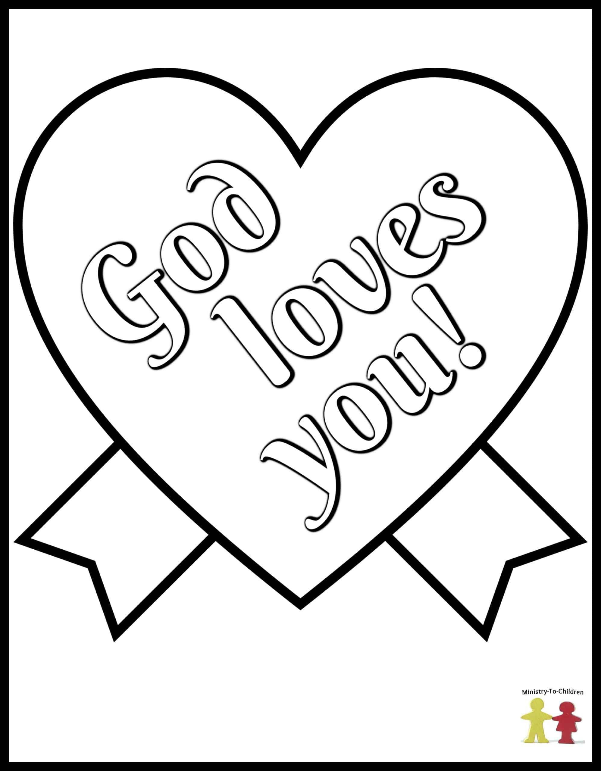 Valentines Day Coloring Pages (100% Free) inside Free Printable Christian Valentine Coloring Pages