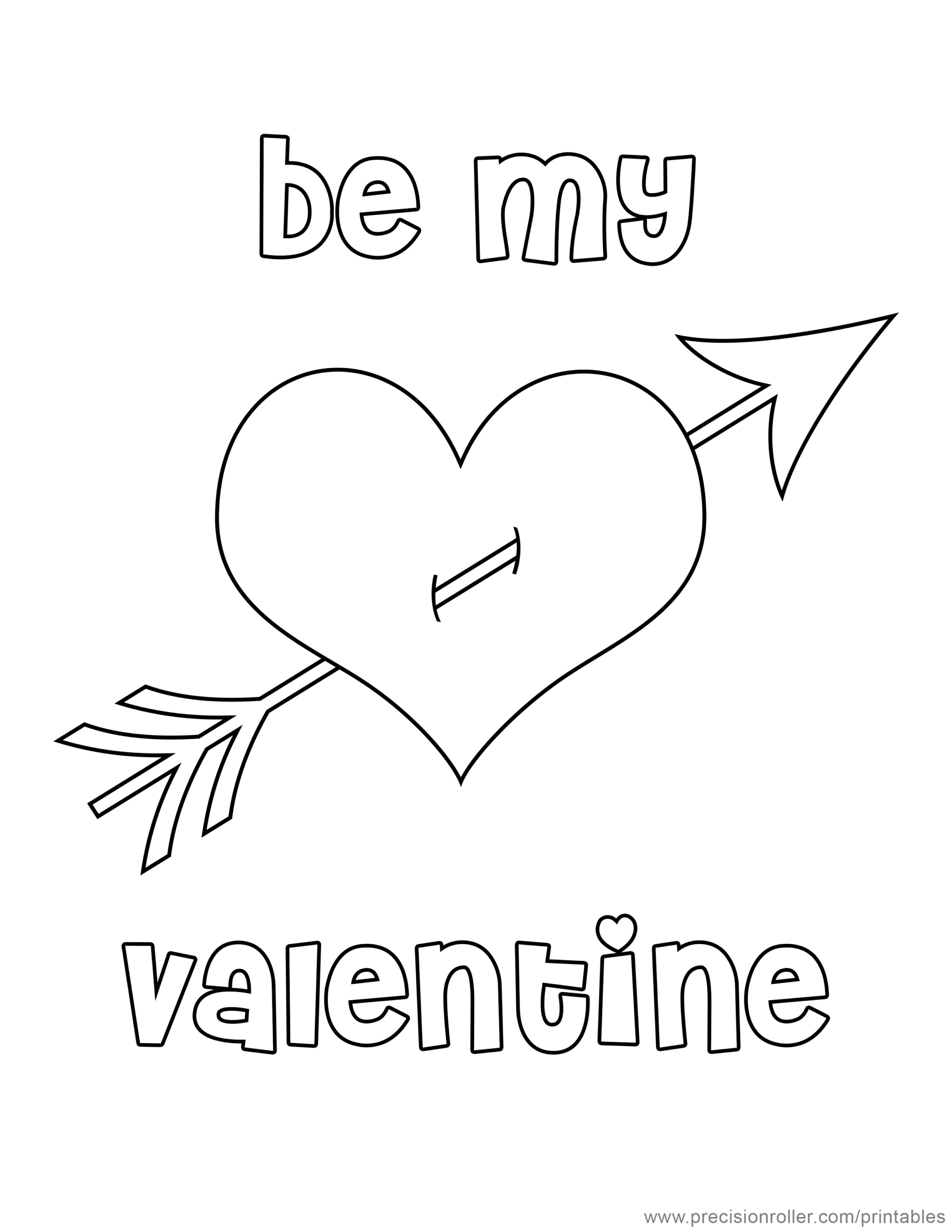 Valentine&amp;#039;S Day Heart Coloring Page - Precision Printables regarding Printable Valentine Hearts Coloring Pages