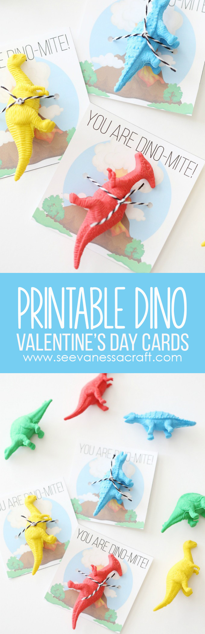 Valentine'S Day: Printable Dinosaur Cards For Kids - See Vanessa Craft with Free Printable Dinosaur Valentines Cards