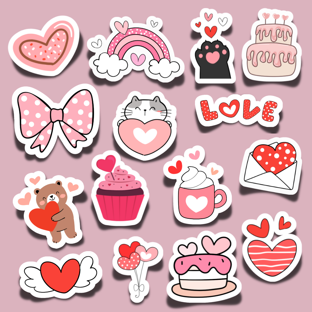 Valentine&amp;#039;S Day Printables: Stickers, Cards, &amp;amp; More! within Valentine Stickers Printable