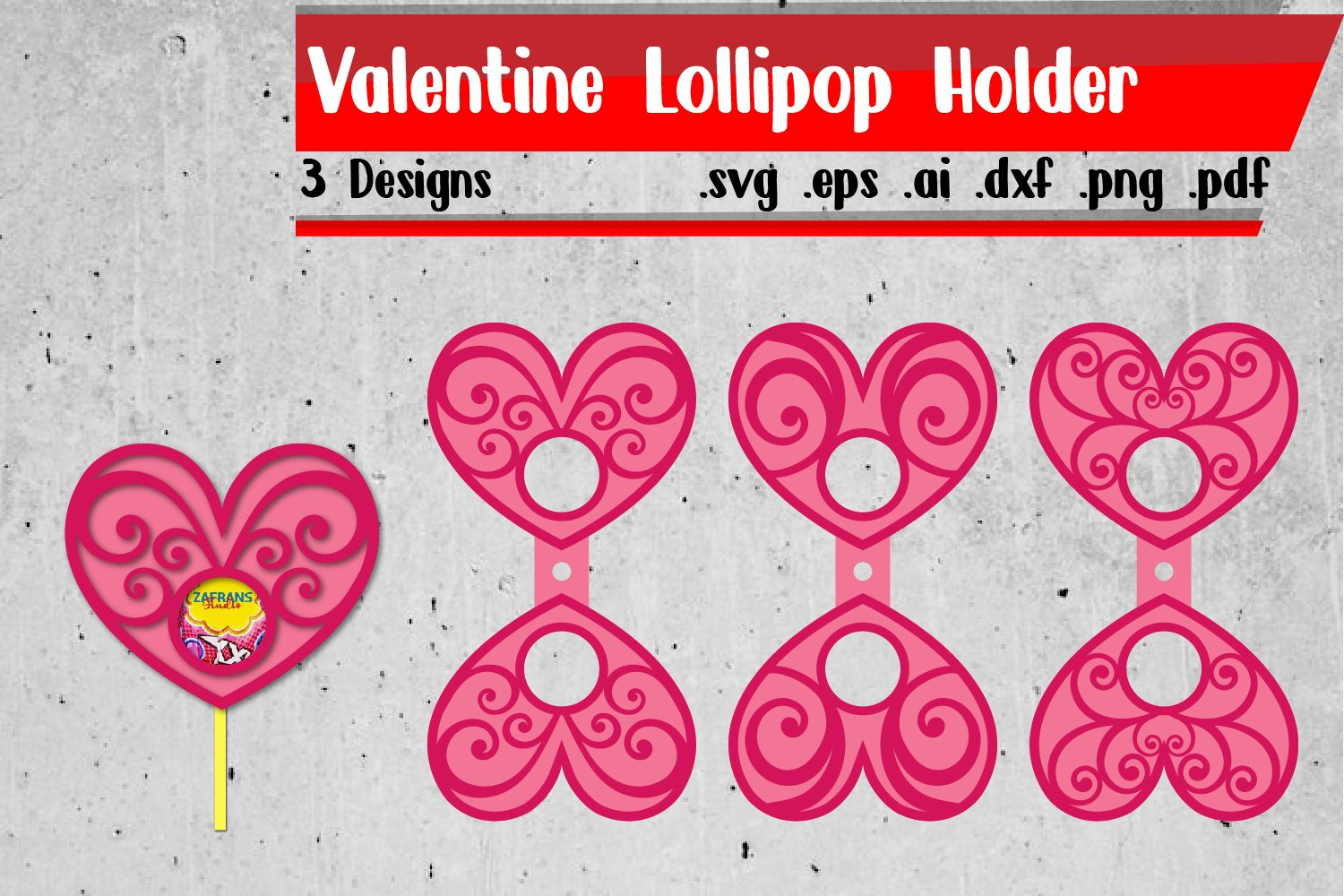 Valentines Lollipop Holders | Heart Valentines Lollipop inside Printable Valentine Lollipop Holder