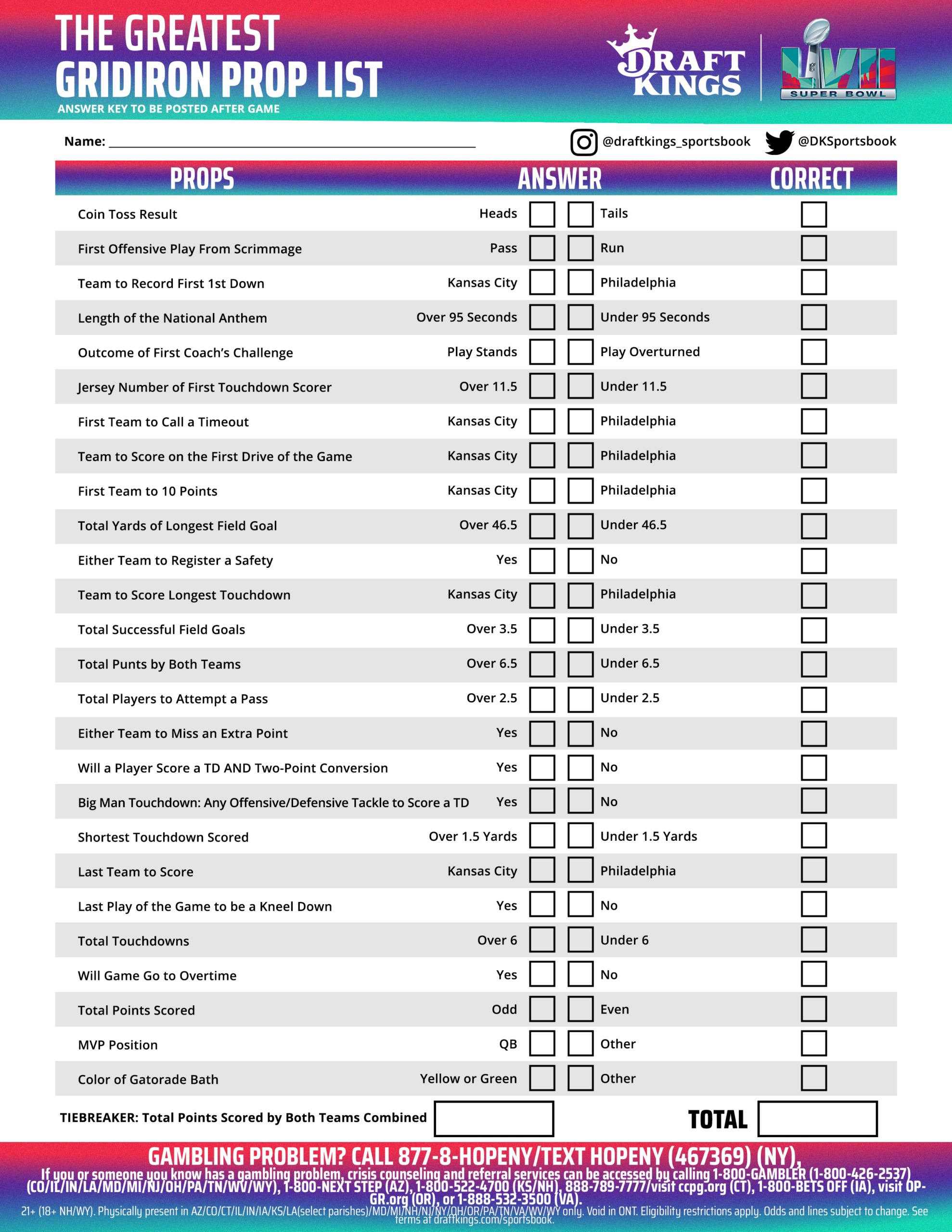We&amp;#039;Ve Got A Printable Super Bowl Prop Bet Scorecard For You, With in Printable Super Bowl Prop Bets List