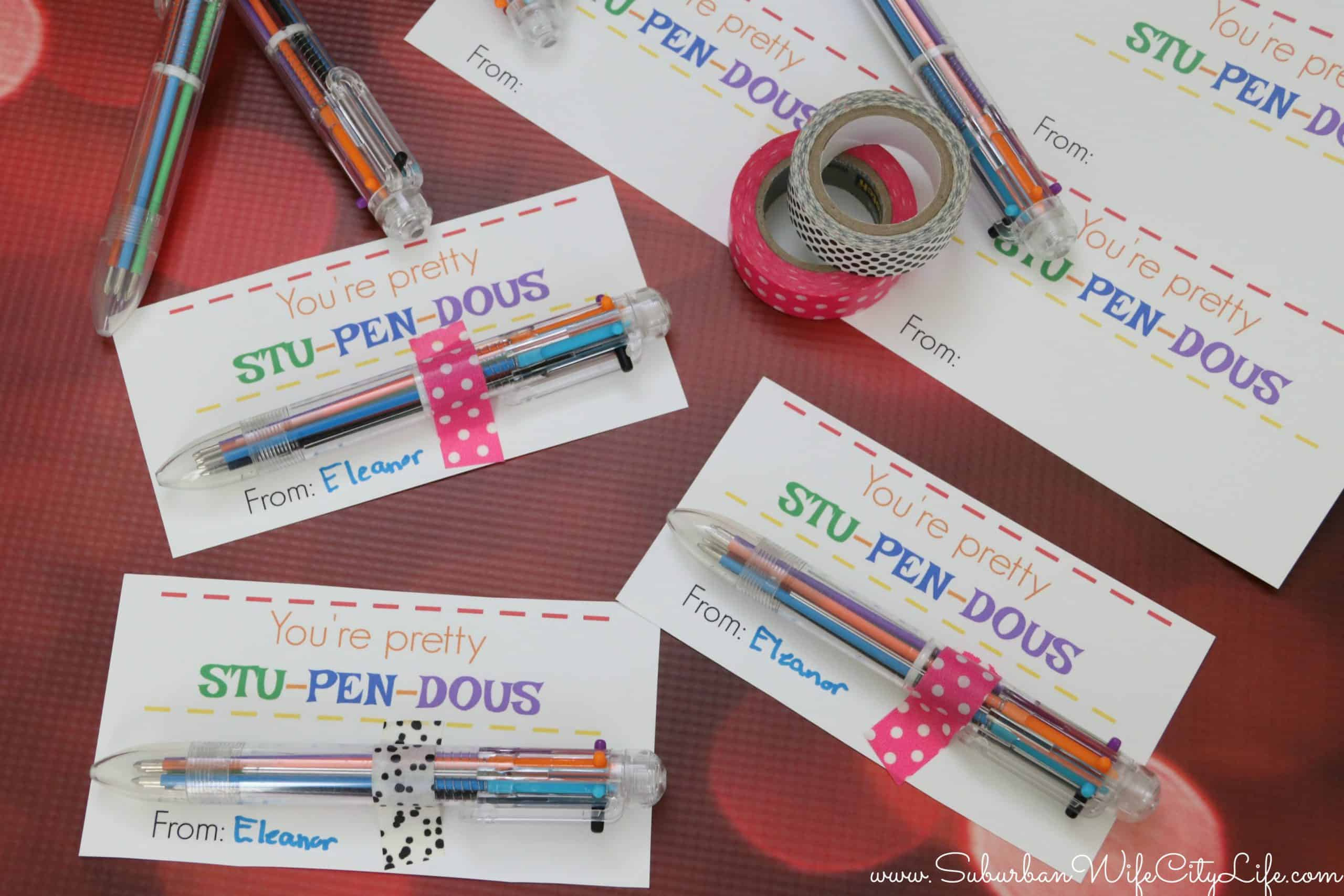 You'Re Pretty Stupendous Valentine - Suburban Wife, City Life with regard to Pen Valentine Printable Free