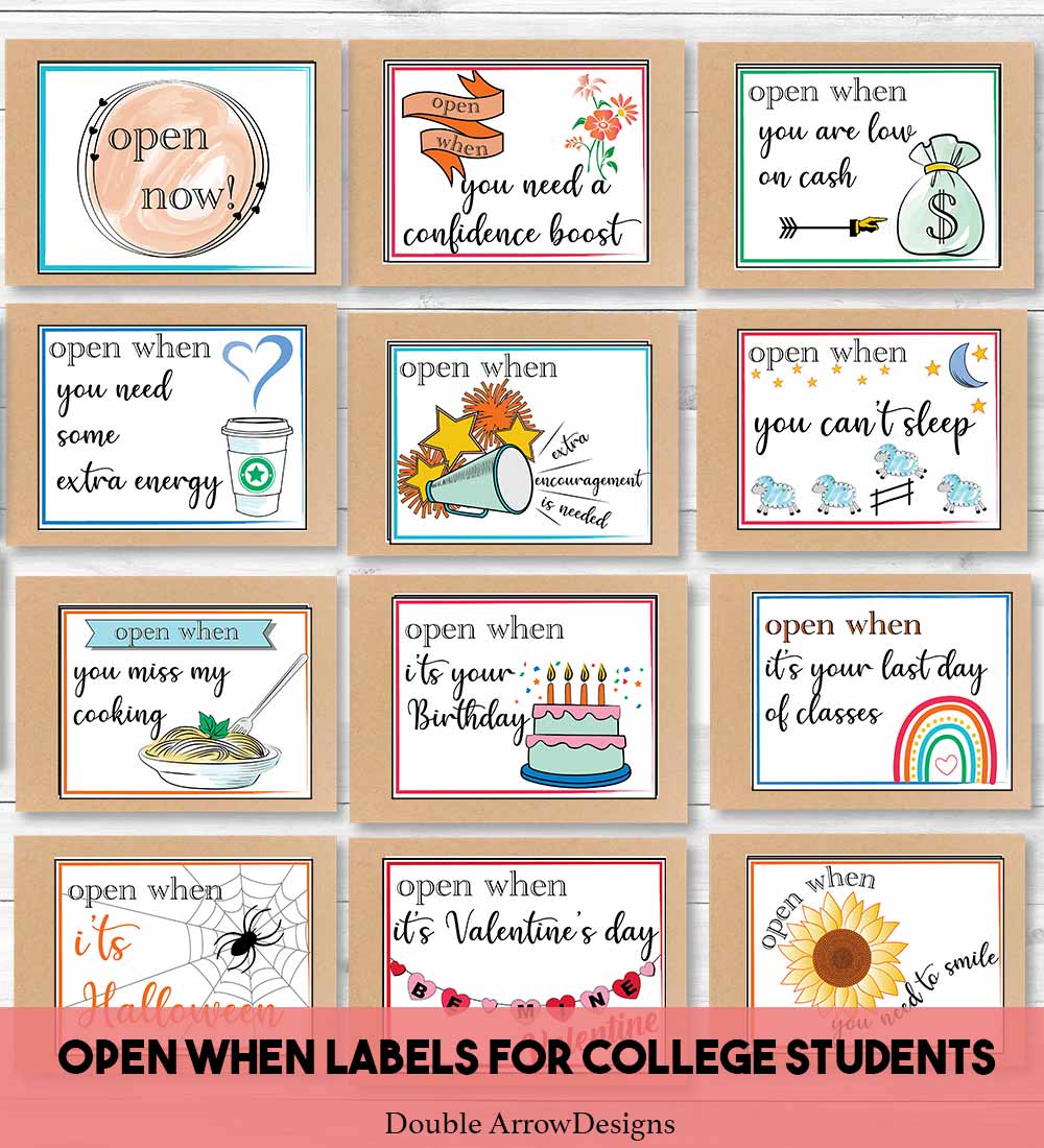 15 Open When Letters For College Students