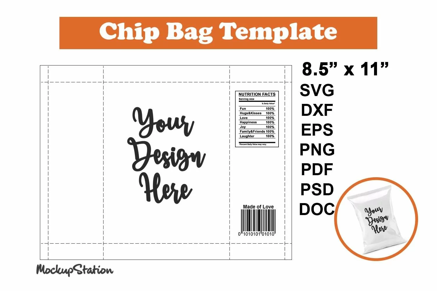 1861266 Chip Bag Template Svg Party Potato Chip Bag Wrappe