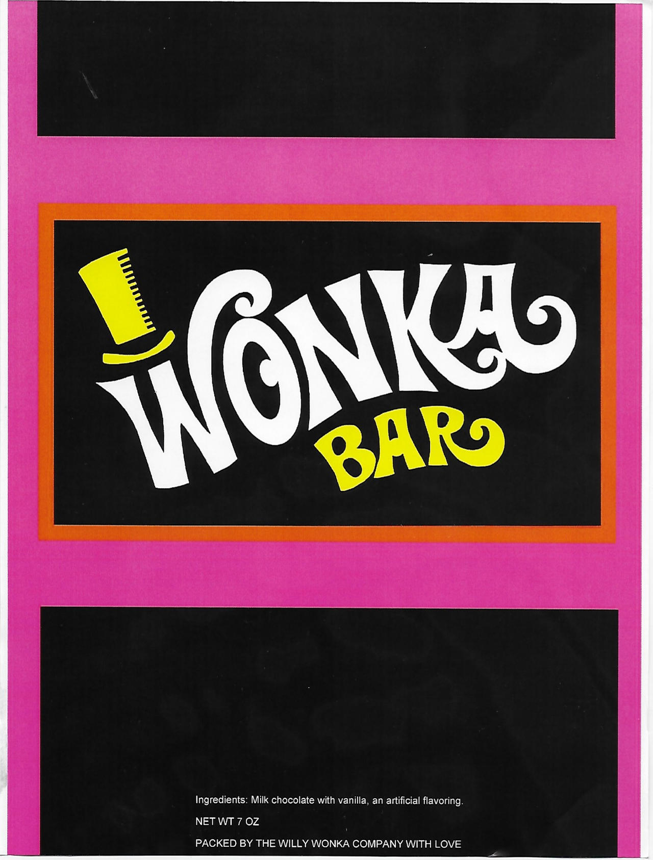 1971 Wonka Bar Wrapper Printable 851844118