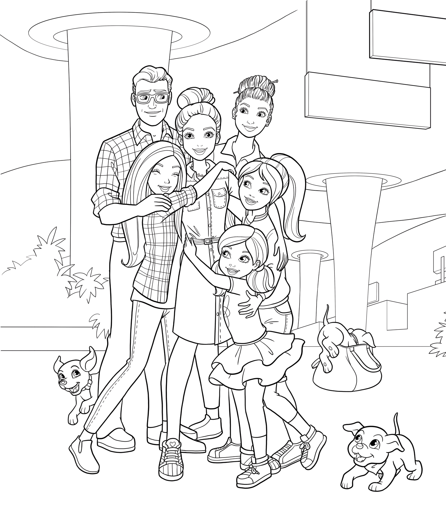 2052 Barbie Princess Adventure 21 Coloring Pages