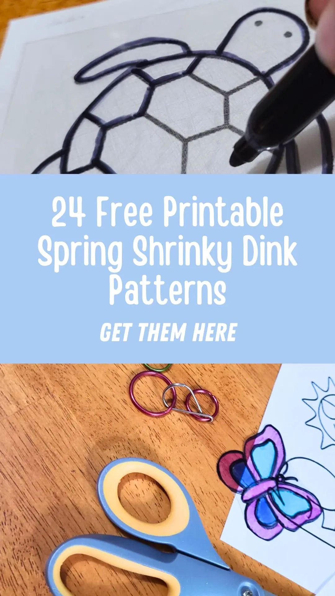 24 Free Printable Spring Shrinky Dink Patterns