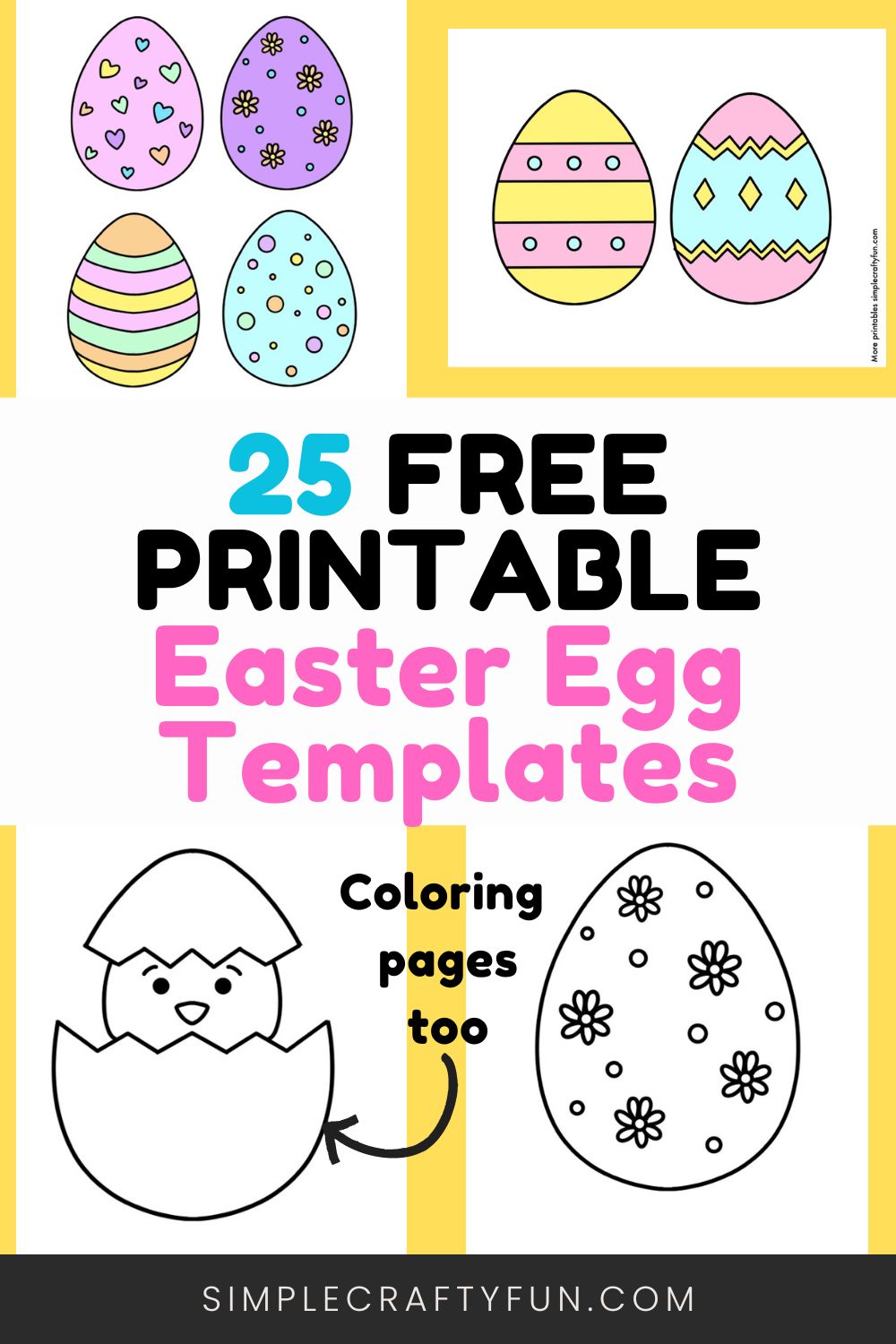 large printable easter eggs pattern large printable easter eggs pattern