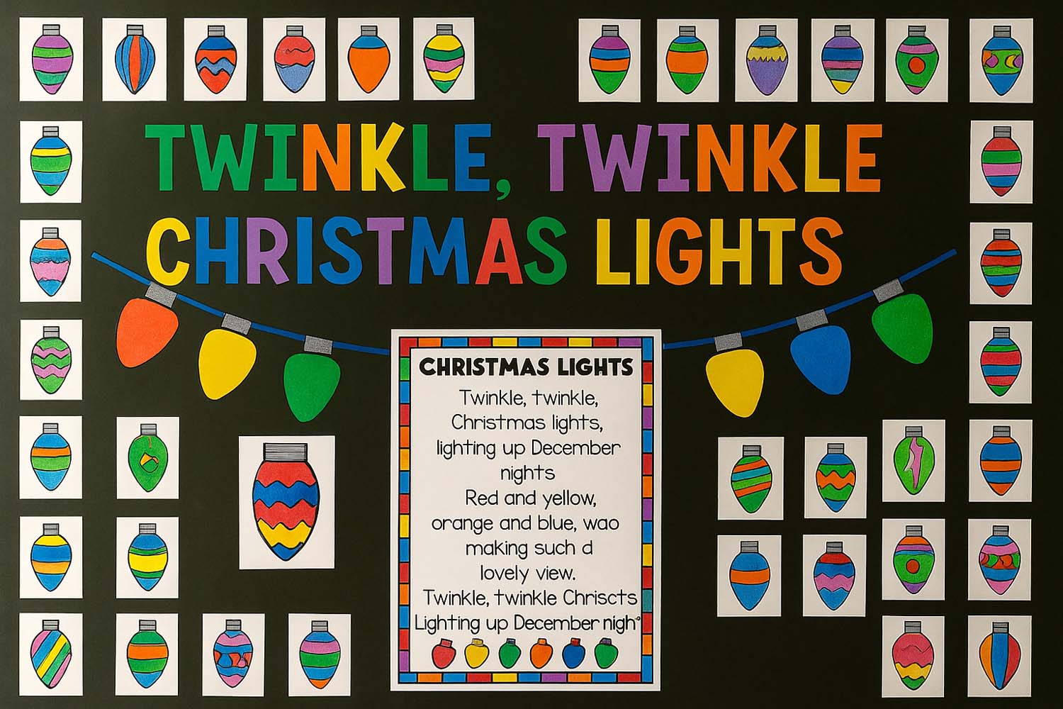 printable christmas bulletin boards