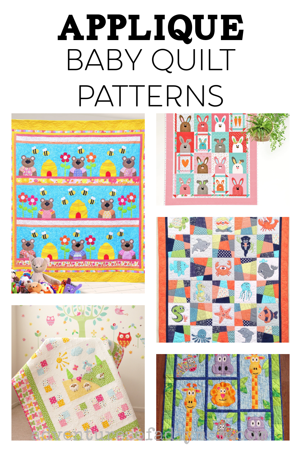 30 Applique Baby Quilt Patterns