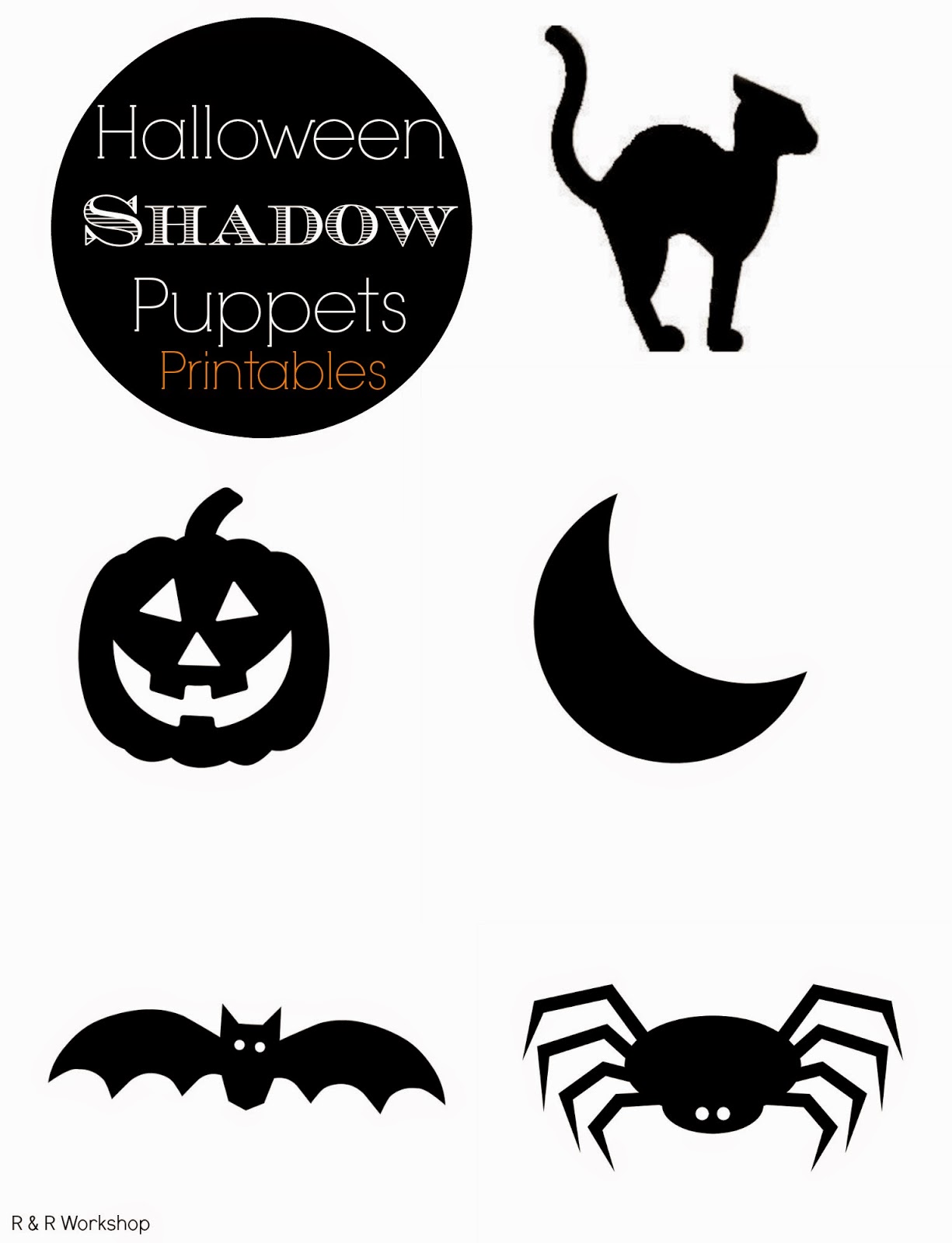 free printable shadow puppets