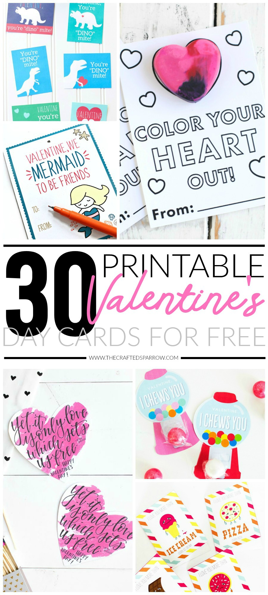 30 Valentines Day Printables 30 Valentines Day Printables