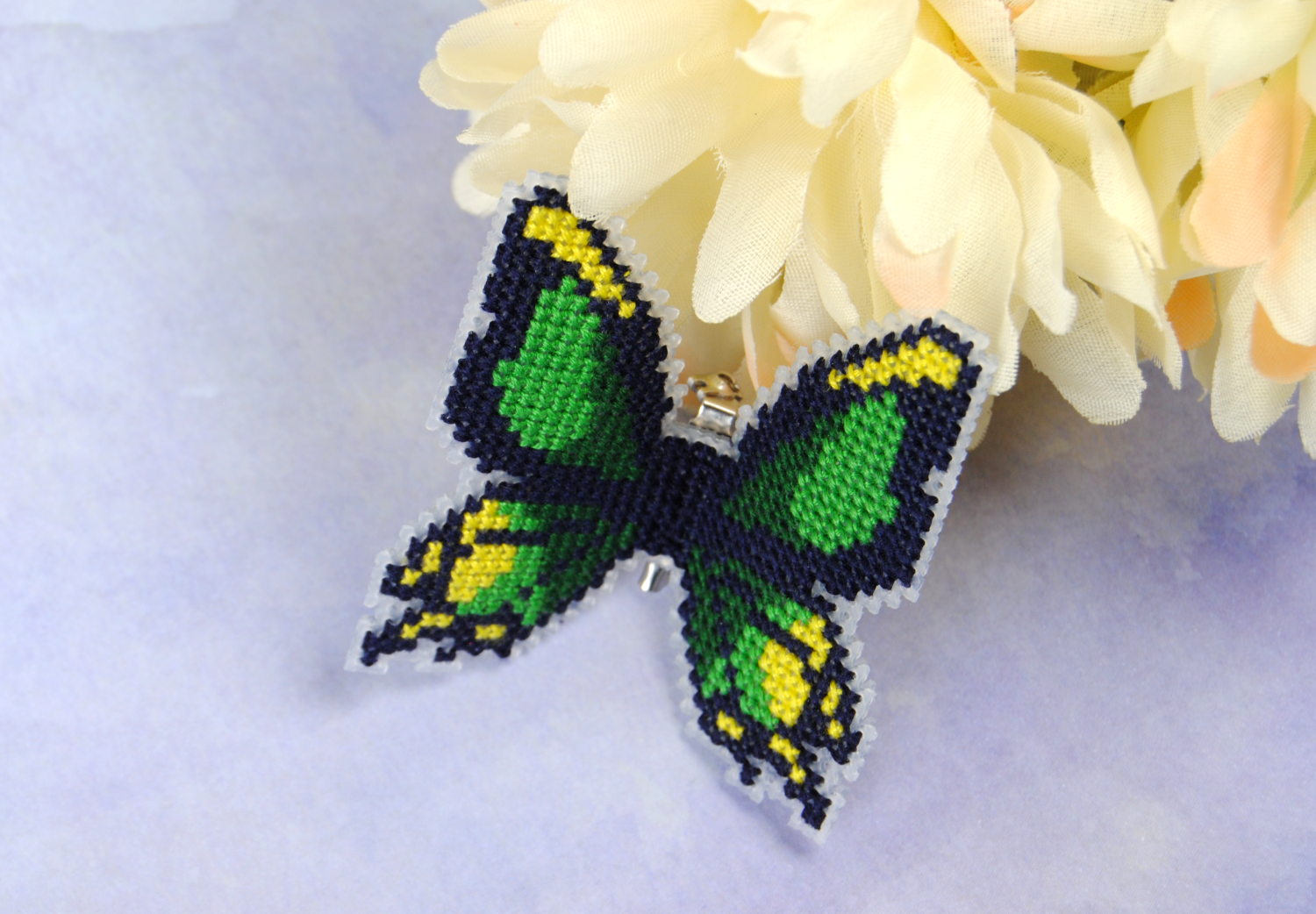 3d Plastic Canvas Poseable Cross Stitch Butterfly Tutorial